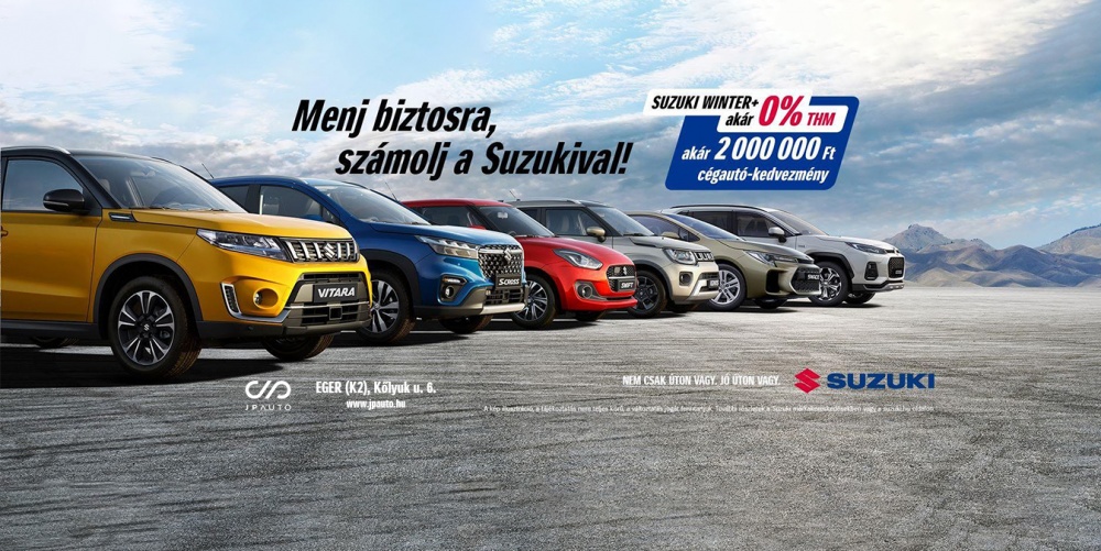 Menj biztosra, és számolj a Suzukival!